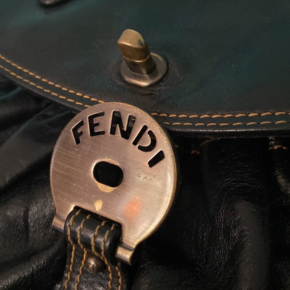 Fendi Black Leather Women's Bag - Picture 5 of 16